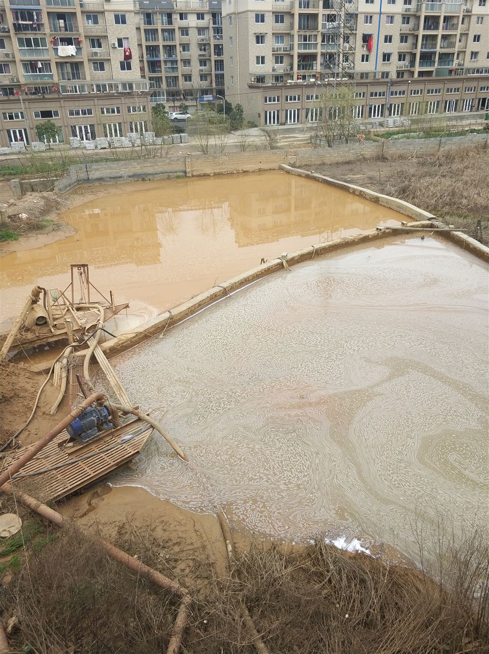 尼木沉淀池淤泥清理-厂区废水池淤泥清淤