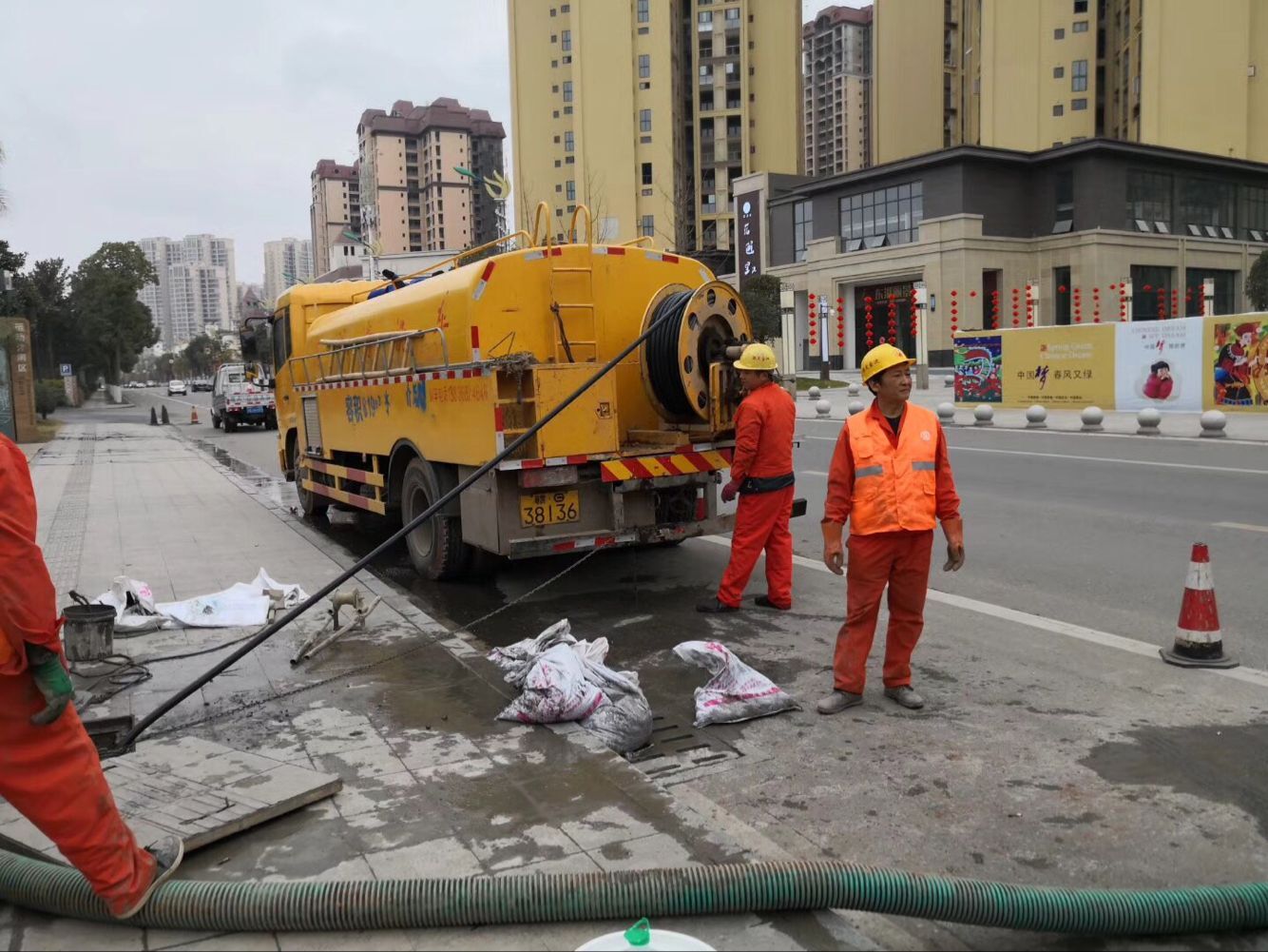 尼木排污管道清淤-管道清洗